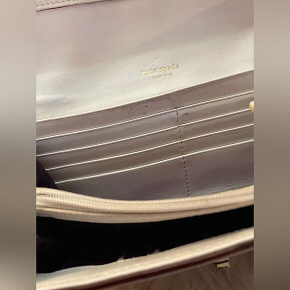 KATE SPADE New York Leather Wallet Cream - Picture 5 of 10